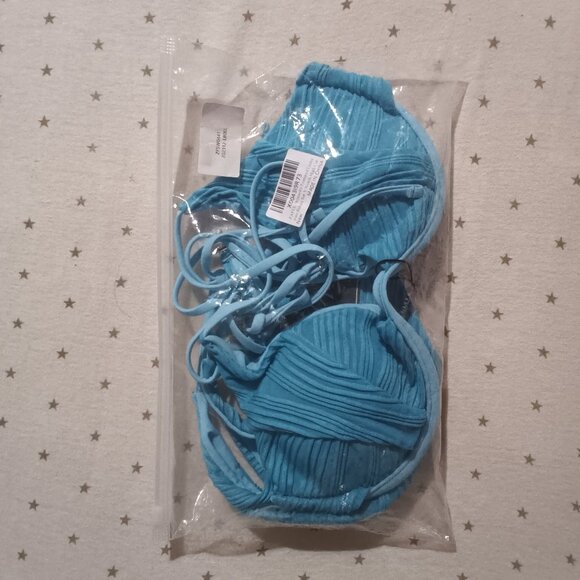 NWT Zaful underwire textured bikini set L Large - Picture 10 of 10